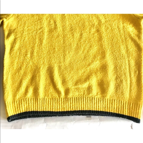 Tommy Hilfiger Men’s Yellow Wool Blend Round Neck Sweater XL - Picture 7 of 14